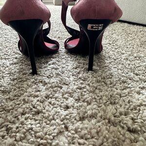 Elegant Pink Gucci High Heels